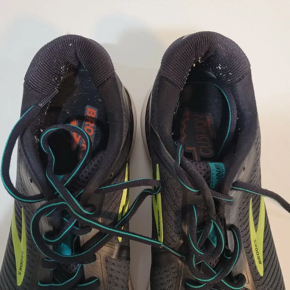 Brooks Adrenaline GTS 20 Black Running Shoes Mens Size 11.5